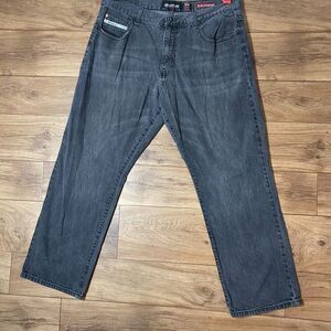 Ecko Unltd. Jeans Mens Black Denim‎ Slim Straight 38